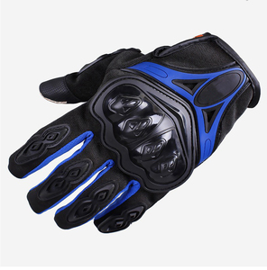 Guantes deportivos para motocicleta, hasta la muñeca, de PU transpirable, negros y rojos, para ciclismo, primavera y otoño, guantes de motocicleta de dedo completo, muy vendidos - Product Image 4