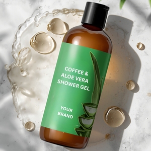 เจลอาบน้ำผสมกาแฟและว่านหางจระเข้ ช่วยบำรุงผิว พร้อมโคจิก แอซิด - ผลิตภัณฑ์ทำความสะอาดผิวกายสำหรับผู้หญิง รับผลิตแบบ OEM/ODM สร้างแบรนด์ของคุณเอง - Product Image 2