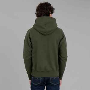 เสื้อสเวตเชิ้ตคอกลมสีเขียวเซจสำหรับผู้ชาย ผ้าเฟรนช์เทอร์รี่ ทรงปกติ ระบายอากาศได้ดี สวมใส่สบายๆ ในฤดูใบไม้ร่วง ผ้าถักสีพื้น - Product Image 4
