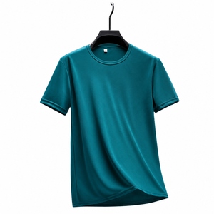 Camiseta de poliéster y algodón transpirable de secado rápido, la más vendida, para tallas grandes, con impresión de logotipo personalizado, servicio OEM, último diseño. - Product Image 1