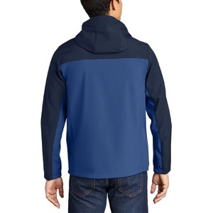 Chaqueta Softshell con Capucha para Hombre, Diseño Color Block, Cierre Impermeable de Alta Calidad, Corte Regular, Estilo Deportivo para Exteriores, Ropa de Otoño - Product Image 6