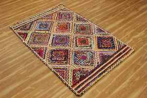 Alfombra de material natural hecha de yute y algodón, lavable, para dormitorio y sala de estar. - Product Image 4