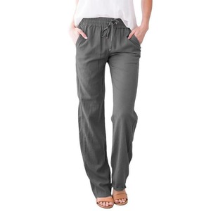 Pantalon de survêtement ample taille haute personnalisé avec logo pour femme – Joggers et pantalons de sport pour femme - Product Image 5