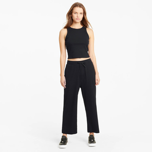Activewear Women's Breathable <b>Crop</b> Tank <b>Tops</b> High Street Style Wholesale Ribbed Cropped Sleeveless - Product Image 1