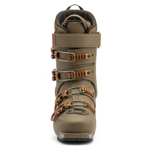 MALUZA INDUSTRIES Chaussures de ski alpin personnalisées pour hommes, semelle intérieure en velours chaud, base en caoutchouc antidérapante, fermeture à boucle, cheville haute - Product Image 1