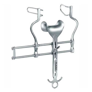 Écarteur abdominal Balfour avec lames fenêtrées, profondeur 4 pouces, ouverture 10 pouces, en acier inoxydable durable - Product Image 1