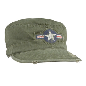 <b>Vintage</b> Custom Solid Fatigue Cotton <b>Cap</b> With Custom Embroidered Logo Premium High Quality <b>Caps</b> Wholesale OEM ODM Manufacturer - Product Image 1