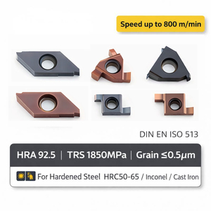 Plaquettes de tournage indexables CTPA 16/11ER/IL en carbure de tungstène pour acier inoxydable - Product Image 2
