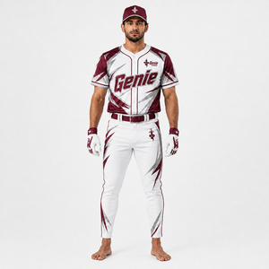 Confianza y libertad de movimiento durante todo el tiempo. Uniforme de béisbol transpirable hecho con materiales ligeros que garantizan comodidad. - Product Image 5