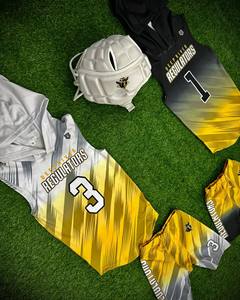 Custom 7on7 Football Uniform Full Sublimation <b>Compression</b> Shirt Shorts Set Team Logo Print Personalized Flag Football Summer - Product Image 1