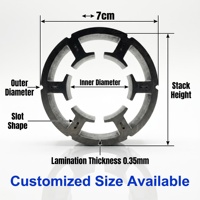 Fabricant de lames de stator et de rotor de moteur BLDC OEM, noyau de moteur personnalisé pour tondeuse à gazon robotisée