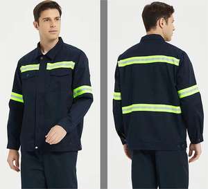 ชุดช่าง ชุดก่อสร้าง ชุดทำงานนิรภัย สะท้อนแสง ออกแบบเองได้ ชุดทำงานผู้ชาย - Product Image 3