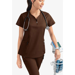 Nuevo Conjunto de Uniforme Médico para Mujer: Blusa de Manga Corta y Pantalones para Hospital, Doctoras y Cirugía - Product Image 4