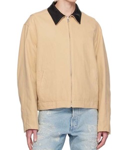 เสื้อแจ็คเก็ตผ้าแคนวาส OEM สำหรับสตรีทแวร์ แฟชั่น ระบายอากาศ กันลม สำหรับทุกเพศ ทุกวัย เหมาะสำหรับฤดูหนาว หนัก ทนทาน ใช้งานกลางแจ้ง สไตล์วินเทจ มีซิป - Product Image 3