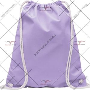 Blue <b>Drawstring</b> Gym Bag Lightweight Sports <b>Backpack</b> Large Capacity Cinch Sack for Fitness Training Travel Casual Use All Seasons - Product Image 5