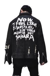 Chaqueta Vaquera Personalizada de Estilo Urbano, Forro Acolchado de Sarga de Algodón, Cierre Frontal con Botones, Lavado de Lona, Chaqueta Vaquera Ligera para Hombre para Invierno - Product Image 6