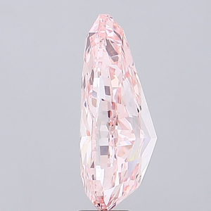 Diamant de culture en forme de poire, rose vif, certifié IGI, clarté VS2, polissage excellent, CVD, pierre non montée pour joaillerie fine - Product Image 5