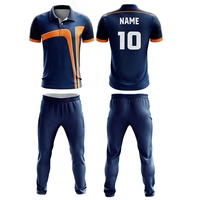 Último diseño 100% poliéster Cricket Jersey y pantalón Cricket uniforme precio barato Cricket uniforme