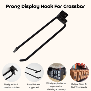 Double Wire Metal Light Duty Industrial <b>Display</b> <b>Hooks</b> Powder Coated OEM Vietnam Manufacturer ADONG A22 - Product Image 2