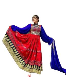 100% vestidos Kuchi afganos de alta calidad al por mayor vestido Kuchi afgano tradicional de alta calidad a granel - Product Image 5