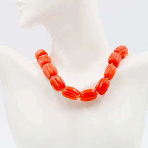 Collar de Cuentas de Resina de Diseño Atractivo para Mujeres, Señoritas y Niñas - Joyería de Resina Personalizada Más Vendida por MN EXPORTS - Product Image 1