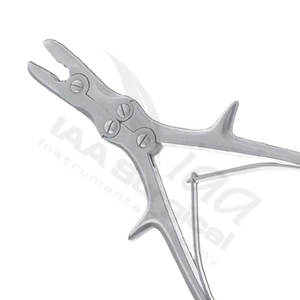 Instruments chirurgicaux IAA : Instruments chirurgicaux professionnels manuels de haute qualité en acier inoxydable, 8 pièces, dont des Rongeurs et des Pinces. - Product Image 5