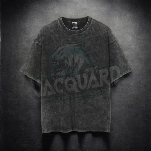 T-shirt surdimensionné personnalisé avec logo imprimé en relief, en coton lourd 100%, unisexe, streetwear, t-shirt surdimensionné pour homme - Product Image 5