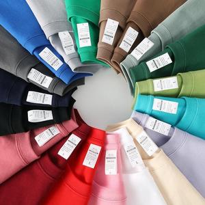 T-shirt en coton uni pour homme, col rond, couleur unie, décontracté, manches courtes, tricoté, 100 % coton, respirant, anti-rétrécissement - Product Image 2