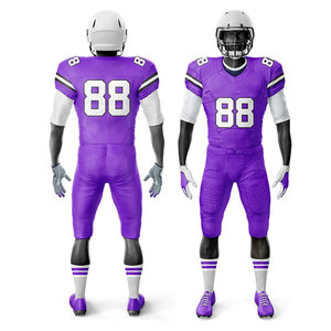 Full Sublimation Design Printed <b>Compression</b> Sports Uniform Set OEM Team Player American Football Uniform Set Rugby Wear - Product Image 4