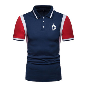 เสื้อโปโลชาย 100% ผ้าฝ้าย ปักโลโก้ได้ แขนสั้น สำหรับขายส่ง เสื้อโปโลชายคุณภาพสูง - Product Image 1