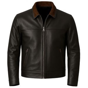 Veste en cuir pour homme, design personnalisé et tendance, fabriquée au Pakistan, produit haut de gamme, veste en cuir pour hommes et motards, veste d'hiver - Product Image 4