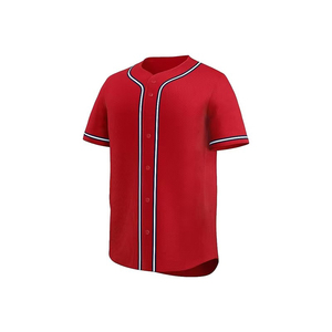 เสื้อเบสบอลแขนสั้นพิมพ์โลโก้ตามสั่ง คุณภาพระดับมืออาชีพ คุณภาพดีเยี่ยม สำหรับขายออนไลน์ - Product Image 2