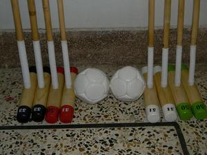 Palo de polo profesional de madera para deportes ecuestres al aire libre con agarre cómodo y equilibrio perfecto - Product Image 4