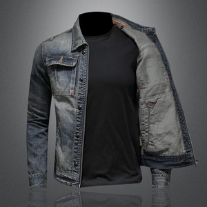 Chaqueta de Mezclilla para Hombre, Precio al por Mayor, Manga Larga, Elegante, Nuevo Diseño, Superventas, Transpirable, Lisa, a la Moda - Product Image 2