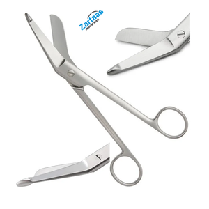 Tijeras para vendajes Lister de acero inoxidable de alta calidad, tijeras para cortar yeso, 18 cm, fabricante y exportador - Product Image 6