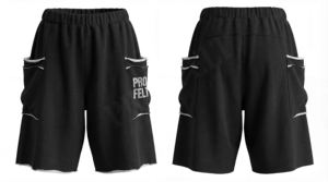 Pantalones Cortos Cargo Personalizados con Parches, Diseño de Logotipo Impreso, Estilo Vintage, Cintura Alta, Secado Rápido, Transpirables y Cómodos para Verano - Product Image 2