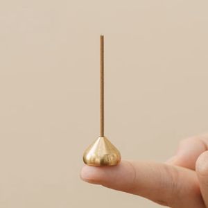 FASHION CRAFT Hand-Made Brass Incense Burner Set <b>Flower</b> Design Cylinder Holders Aromatic Use All-Season Religious Home Decor - Product Image 2