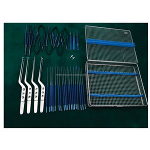 Ensemble d'instruments de microchirurgie neurochirurgicale, ensemble d'instruments chirurgicaux revêtus de titane, qualité supérieure, prix de gros - Product Image 3