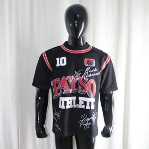 Camiseta de Verano Formal de Algodón 100% de Tallas Grandes, Color Sólido Personalizado, Bajo MOQ, Precio al por Mayor, Diseño OEM, Deportiva para Hombre - Product Image 2