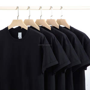 T Shirt 300 Gsm Coton T Shirt Unisexe Chemises sans étiquette - Product Image 1