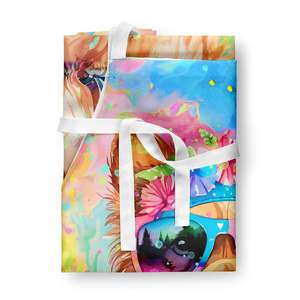 Tablier Hippie Dawg de Poméranie unisexe multicolore pour la cuisine, la pâtisserie et le jardinage-pour adultes, hommes et femmes - Product Image 3