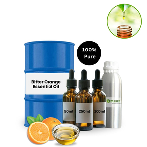 Huile Essentielle d'Orange Amère (Citrus Aurantium) Distillée à la Vapeur, Pressée à Froid, Pure, Qualité Cosmétique, Anti-Âge, Hydratante pour - Product Image 3