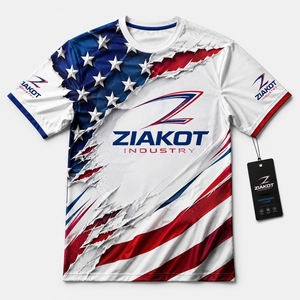 Camiseta de alto rendimiento ZIAKOT con diseño 3D personalizado de flamenco, nuevo diseño para la industria - Product Image 2