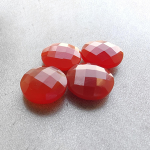 Carnelian naturel, taille briolette, coupe ronde, calibré, qualité AAA+, pierre précieuse pour la fabrication de bijoux, toutes tailles disponibles - Product Image 2