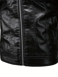 Chaqueta de Cuero de Lujo con Acabado de Cuero Premium y Cómoda para el Uso Diario en Invierno - Product Image 4