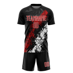 Men <b>Soccer</b> Jersey Set Uniform Wholesale Heat-transfer Printing Custom <b>Soccer</b> Uniform 100% Polyester Custom Team Name Adjustable - Product Image 3
