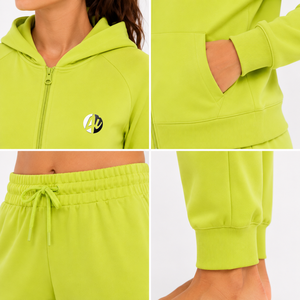 Survêtement pour femme conçu avec un tissu doux et une coupe décontractée offrant un confort durable pour les entraînements, la course à pied, les sports et le quotidien. - Product Image 6