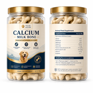 Natural Calcium Milk <b>Bone</b> Dog Treats for Strong <b>Bones</b> & Joints High Calcium Dental Chews for All Breeds OEM ODM Private Label - Product Image 3