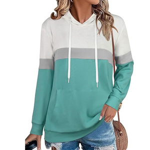 Ensemble sweat à capuche et pantalon de survêtement pour femme en molleton de coton blanc 500 g/m² respirant, personnalisé et de haute qualité avec impression en relief - Product Image 1