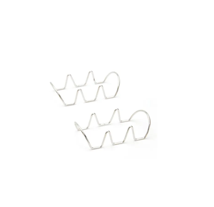 Wholesale Stainless Steel Taco Stand <b>Rack</b> Tray Plate Taco Holder Stand for Hexgaon Shape Hot Piece - Product Image 2
